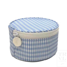 Load image into Gallery viewer, Roundup Jewelry Case (Gingham Mist)
