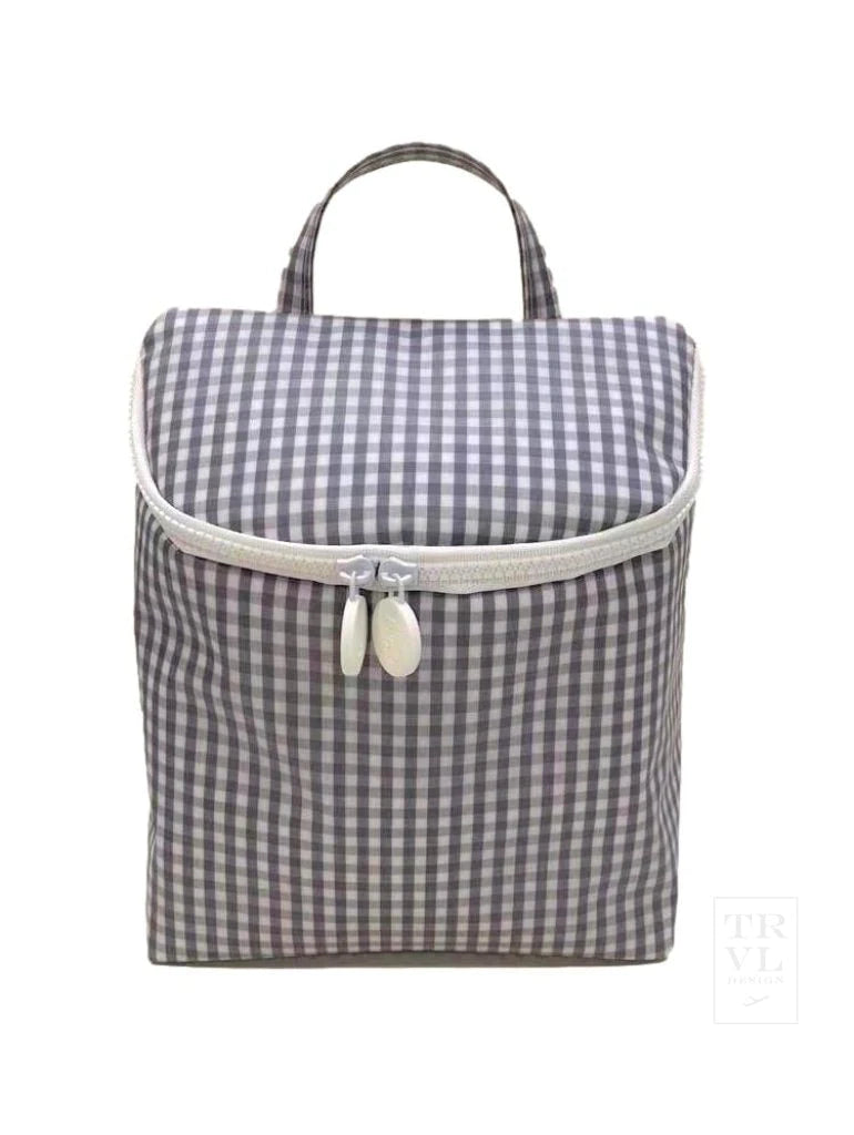 Take Away Insulated Lunch Bag - Gingham Grey