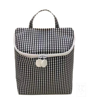 Load image into Gallery viewer, Take Away Insulated Lunch Bag - Gingham Black
