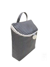 Load image into Gallery viewer, Take Away Insulated Lunch Bag - Gingham Black
